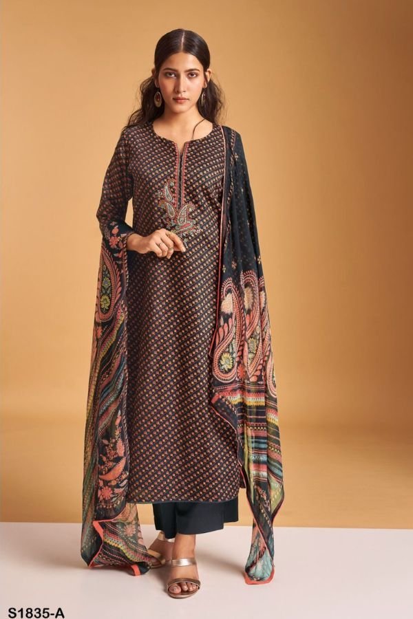 Cotton Silk Suit