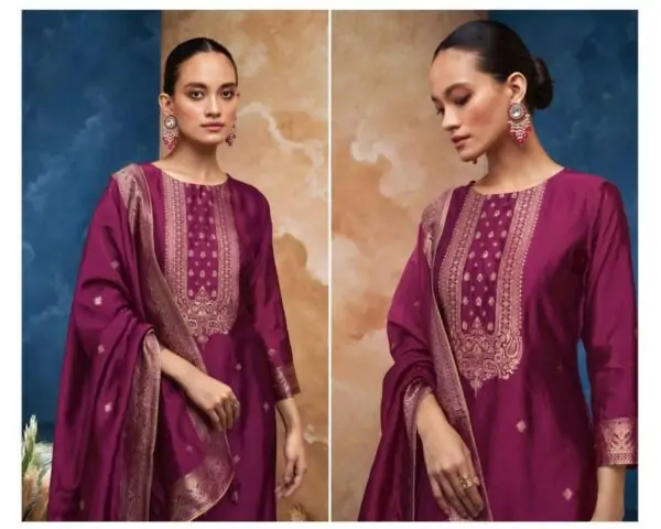 Bemberg Silk Suit (Wine Colour)