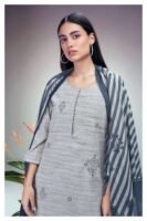 Woven Cotton Suit (Grey Colour)