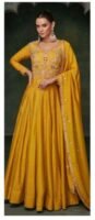 Long Silk Gown