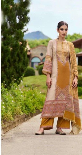 Pashmina Digital Print Suit